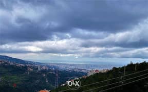 1168 SQM Land in Rabweh, Metn Overlooking the Sea and Mountains