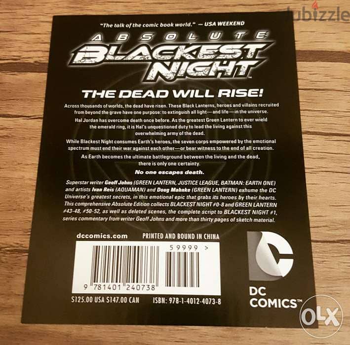 Absolute Blackest Night comic book 4