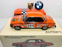 1/18 diecast Autoart BMW 2002 Rally Monte Carlo Jagermeister