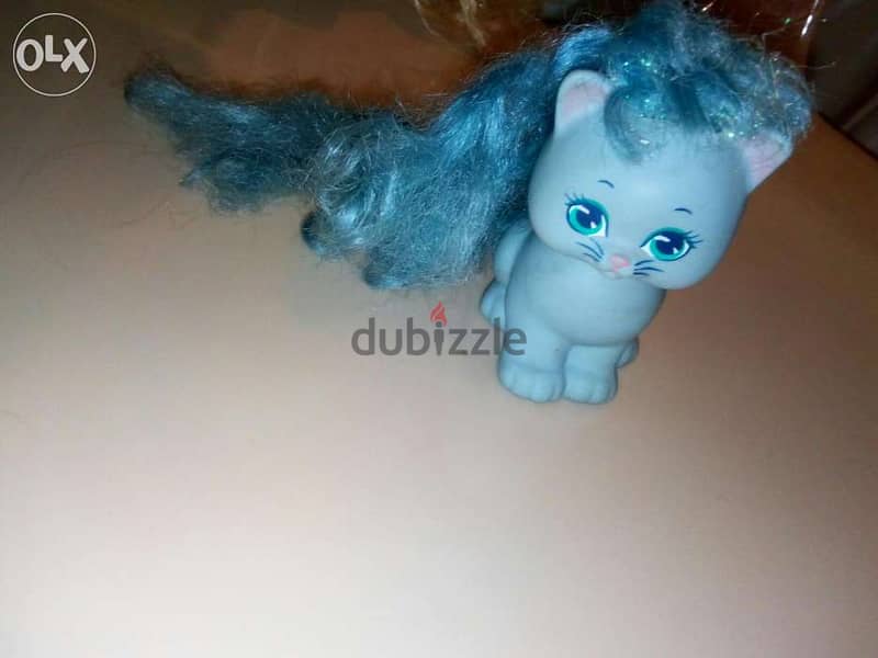 LITTLE PRETTY KITTIES Mattel 1989 small toys colored hair, all=30$ 4