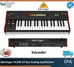 Behringer VC340 37-key Analog Synthesizer, Vocoder Effects