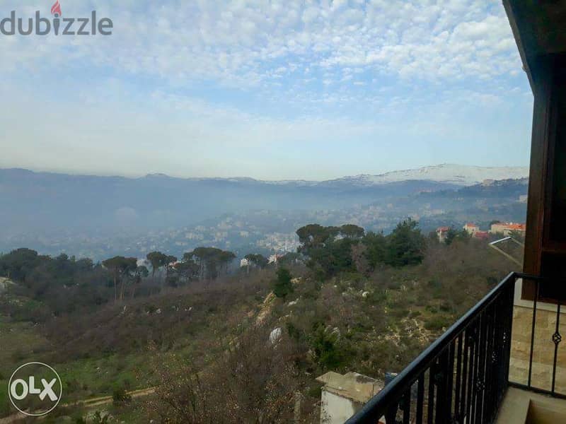 170 SQM Apartment in Dhour Bikfaya, Metn with Sea and Mountain View 1