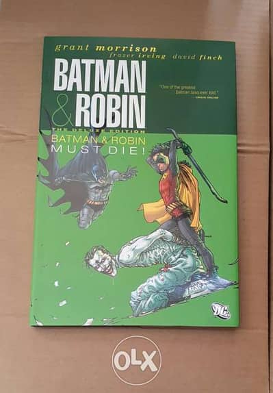 Batman & Robin Must Die Graphic Novel.