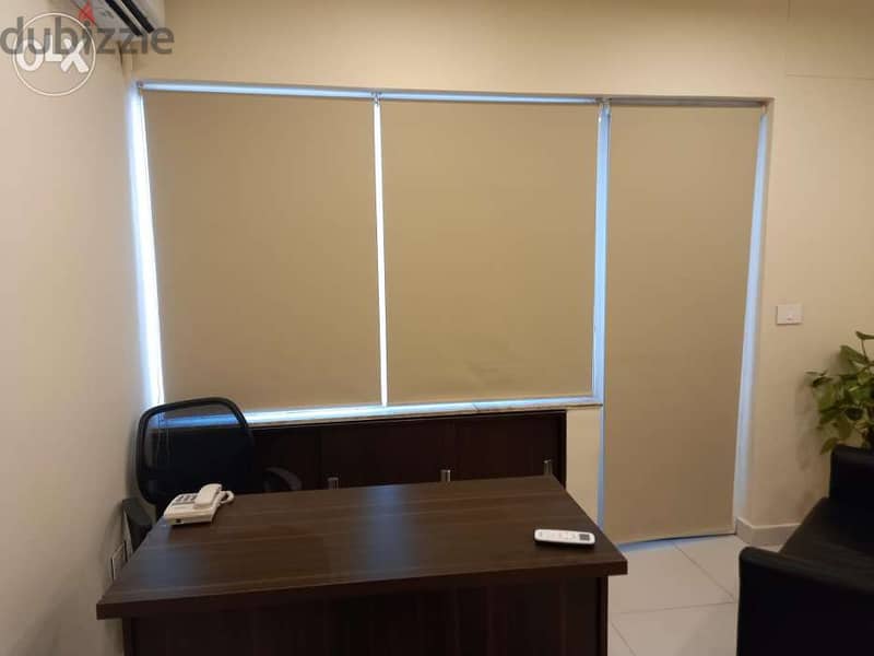 Roll up curtains for offices 0