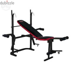 Body Sculpture Foldable Weight Lifting Bench Black Red