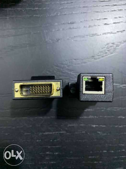 DVI to Cat 6 extended plug 1