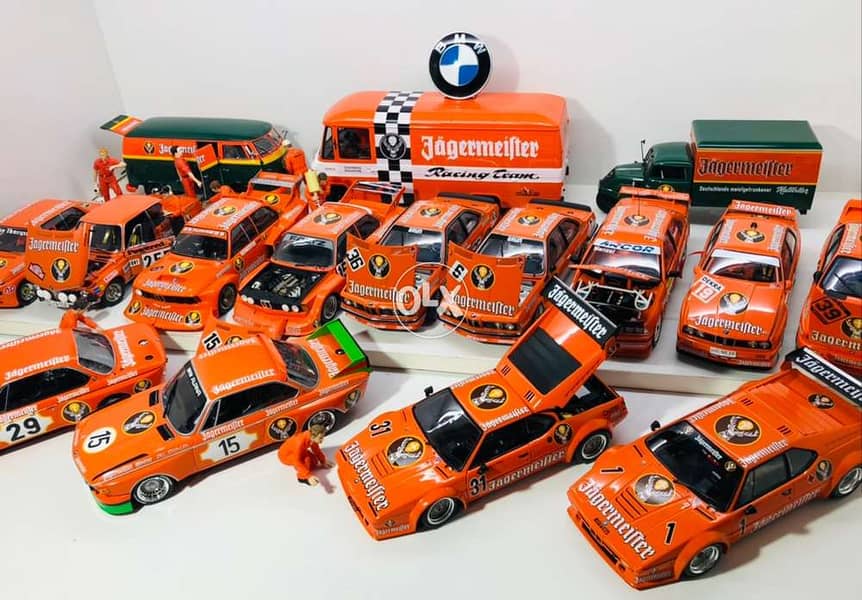 1/18 diecast BMW jagermeister racing models 2