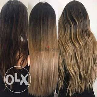 اكستنشن شعر طبيعي Human hair extension 4