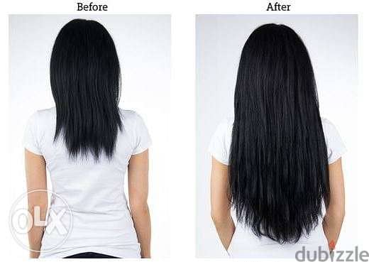 اكستنشن شعر طبيعي Human hair extension 3