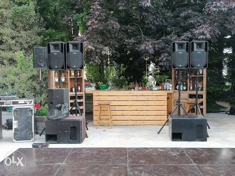 Sound system, lighting , stages , fireworks for weeding . . . 1