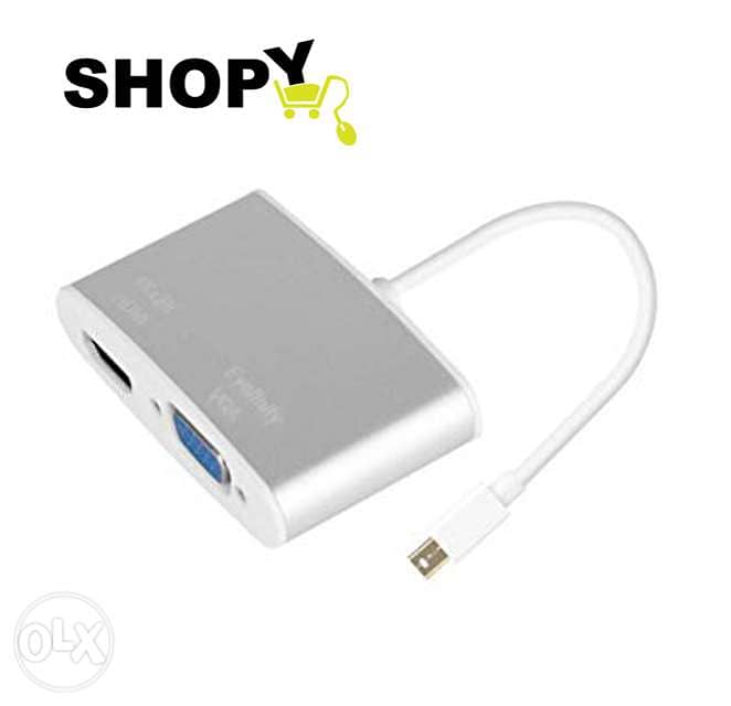 type-c to VGA HDMI 2 in 1 Converter, USB Adapter 0