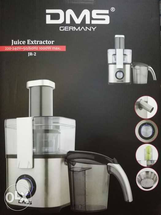 DMS JUICE EXTRACTOR 1000W عصارة تفاح و جزر نوع اول صناعه المانيا 1