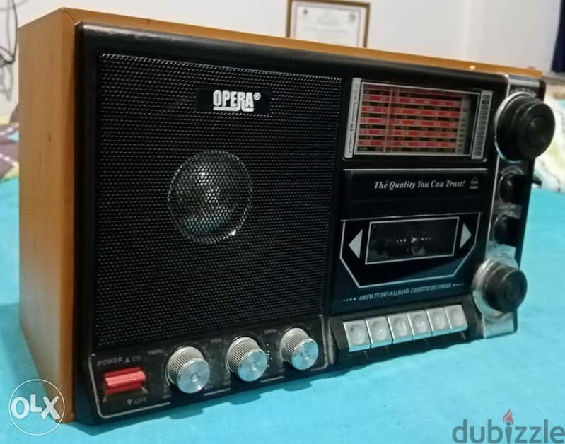 Vintage Rare OPERA radio cassette recorder 2