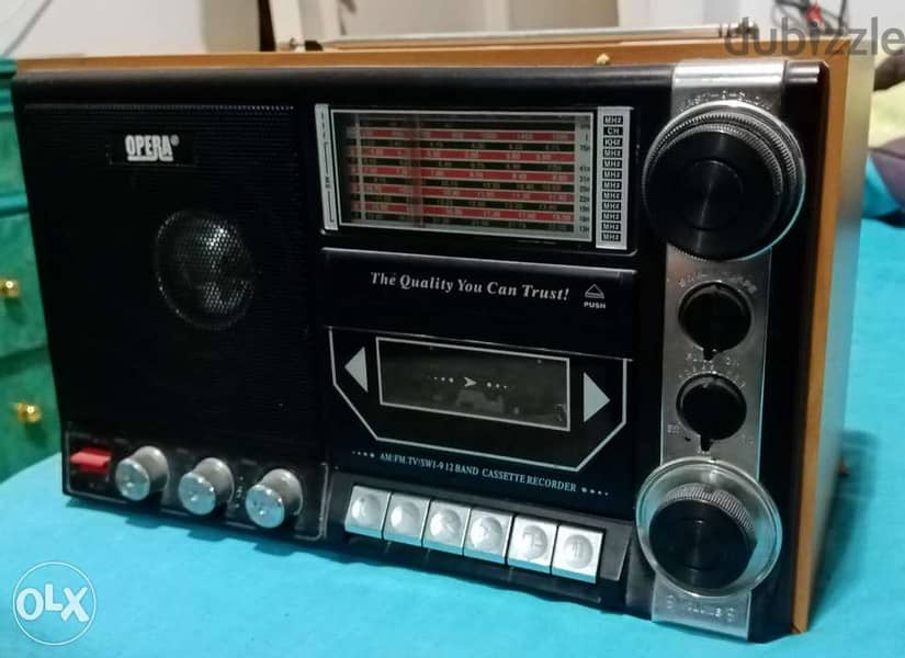 Vintage Rare OPERA radio cassette recorder 3