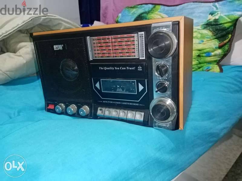 Vintage Rare OPERA radio cassette recorder 4