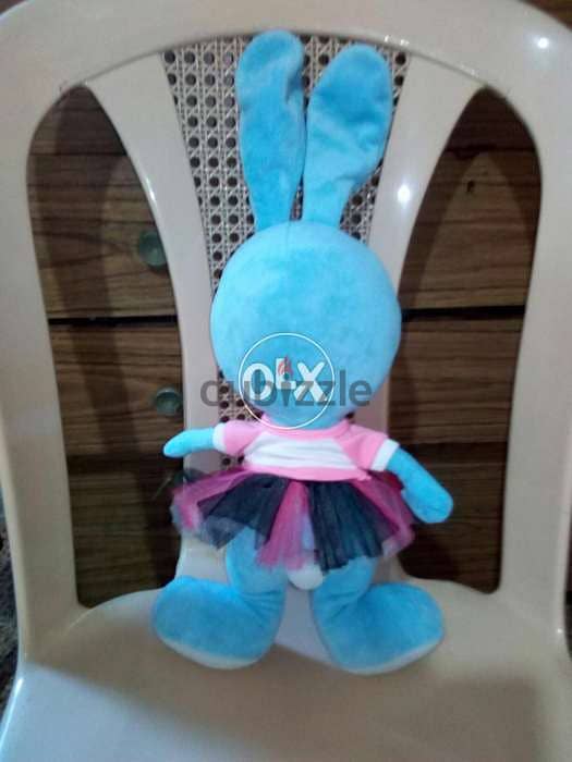 METOO SOFT STUFFED BUNNY height 40 Cm like new doll=10$ 2