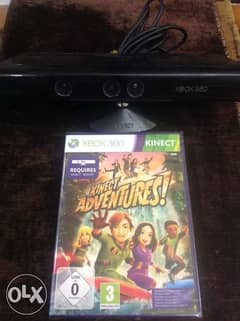 Kinect Xbox 360 + cd Kinect Adventures