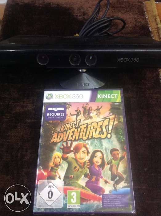 Kinect Xbox 360 + cd Kinect Adventures 0