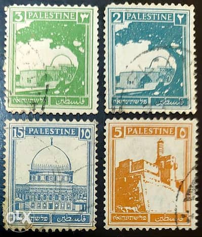 مجموعة طوابع فلسطين 1927