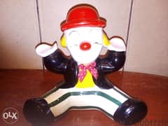 porcelain clown shape money keeper