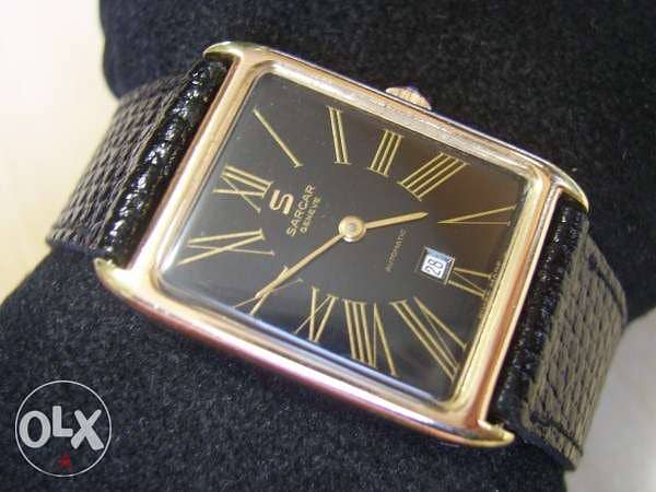 18 Karat Yellow Gold Wristwatch Sarcar Watch, 1960s | Wrist watch, Watches,  Gold