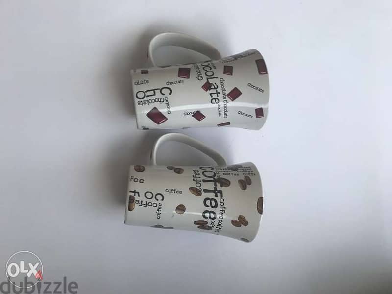 Coffee or hot chocolate mugs large size 1