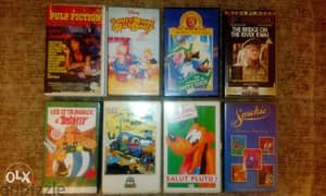 starting 3$ collection of vhs original tapes check list in description