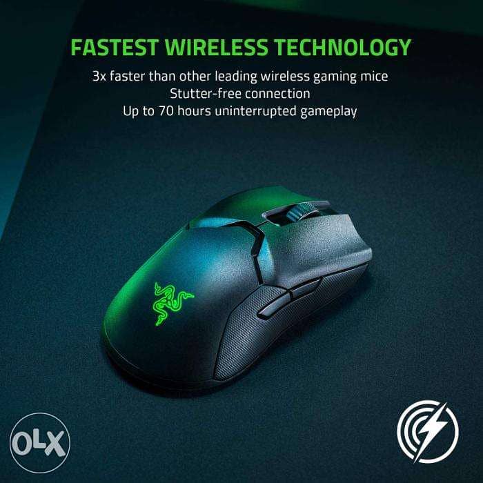 Razer Viper Ultimate Hyperspeed Lightest Wireless Gaming Mouse & RGB 3