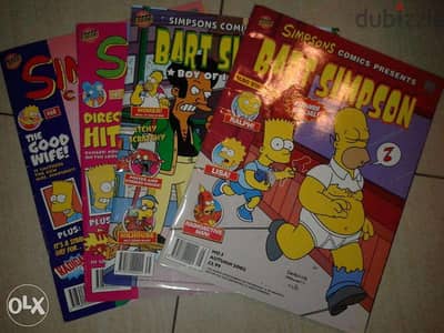 four simpsons magazines