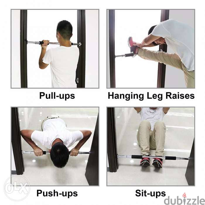 Bar Door Pull-up Exercise Training Bar Indoor Sport 1