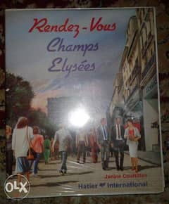 vintage french learning 3 tapes & book rendez vous aux champs elises