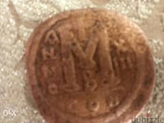 Beyzantine Juatinian Wide around 40 mm diameter 527AD Bronze Follis