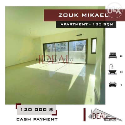 Apartment for sale in zouk mikeal 130 sqm REF#KZ230