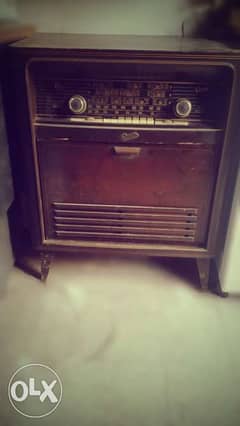 Antique collection radio disc player vintage