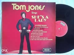 tom jones shes 'a lady vinyl