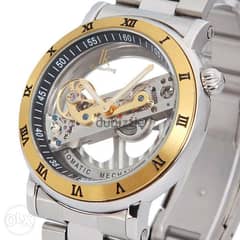Luxury IK Mens Automatic Watch Sapphire Glass Silver Stainless Steel 0