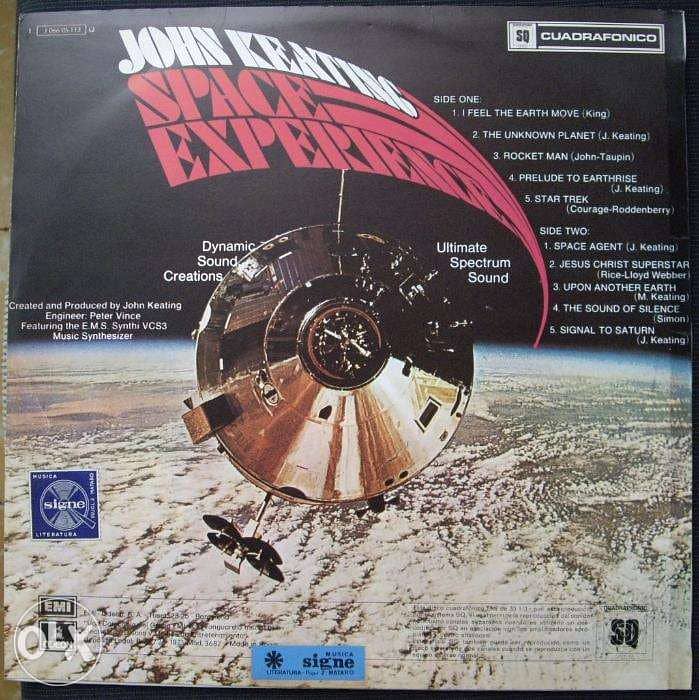 john keating space experience vinyl lp 0