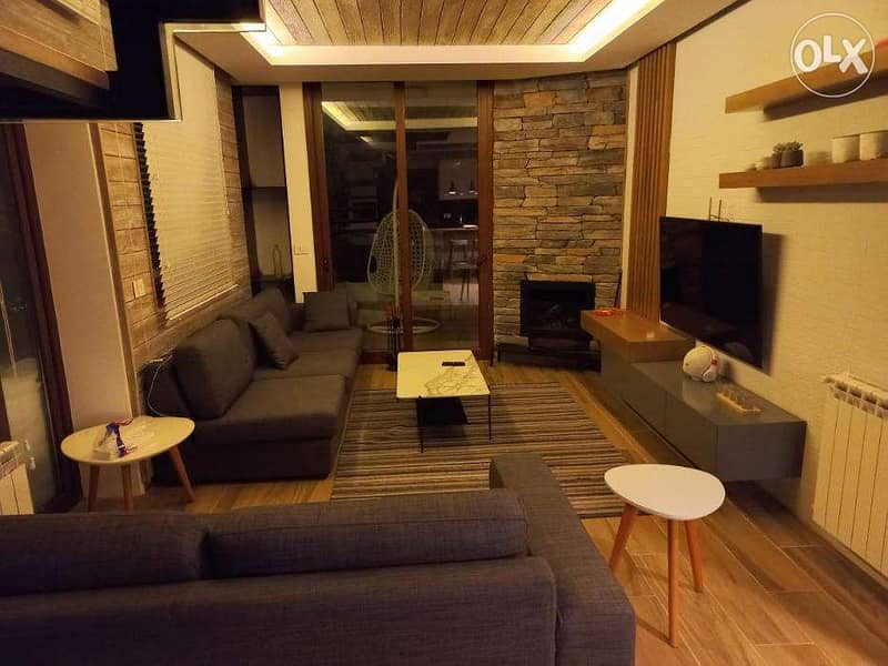 L08980-High-end Furnished Chalet For Rent in Faraya 1