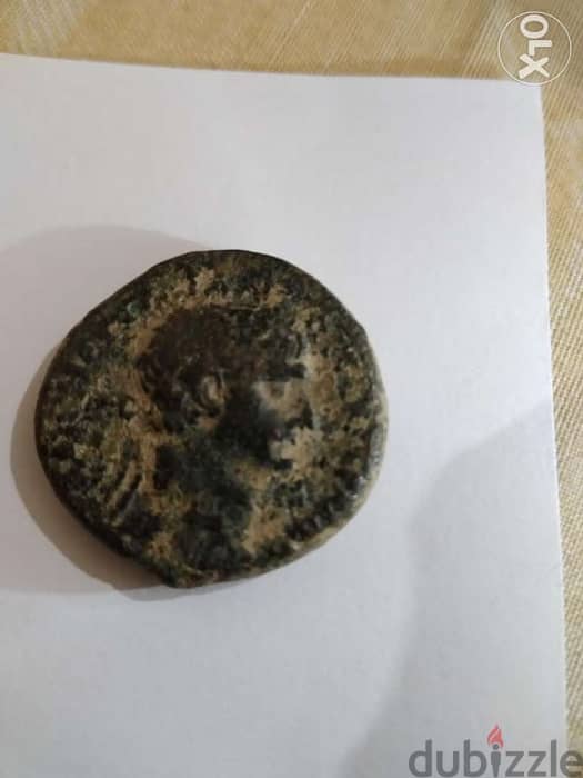 Ancient Roman Bronze SC Coin For Emperor Trajan year 198 AD 1