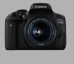 Canon EOS 750D 24.2MP Digital SLR Camera (Black) + 18-55 III Lens