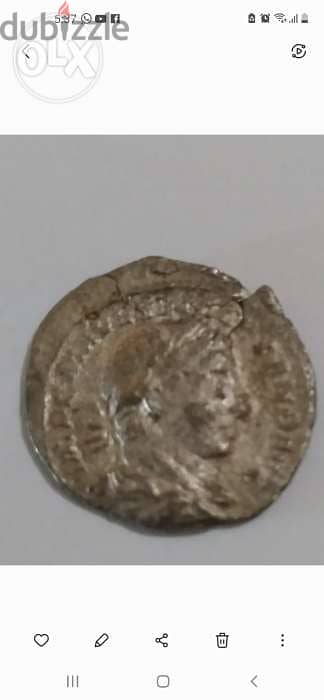 Emperor Caracalla Roman Silver Denarius year 198 AD Rome mint