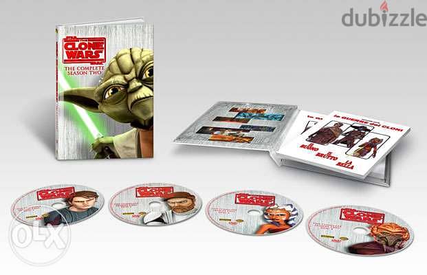 star wars clone wars season 2 original 4 dvds 0