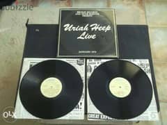 uriah heep live 1973 double vinyl lps 0