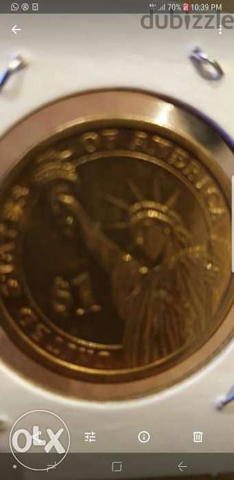 USA president Washington Jefferson Taylor. . . etcOne Dollar Coin 2