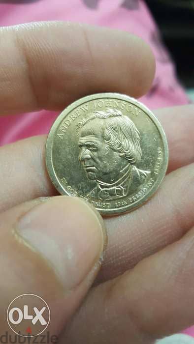 USA president Washington Jefferson Taylor. . . etcOne Dollar Coin 3