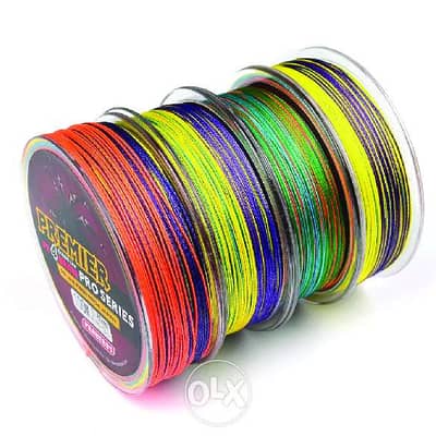 Brand New 100m Colored Silk Fishing Line