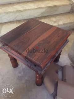 solid wood table 0