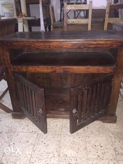 tv table solid wood