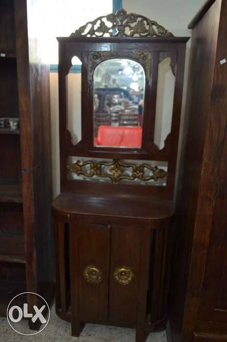 antique solid wood console 3