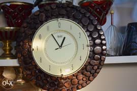 wooden clock handmade